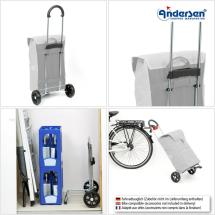 Andersen Mrkegr Scala IPEK Kjlebag 2-i-1 Shopper / Handlevogn - 39 L