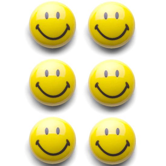 Zeller Present Magnets Sett med Smiley - 6 stk.