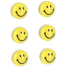 Zeller Present Magnets Sett med Smiley - 6 stk.