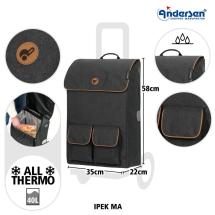 Andersen Mrkgr Royal Shopper IPEK Kjleveske 2-i-1 Handlevogn - 42 L