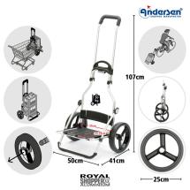 Andersen Mrkgr Royal Shopper IPEK Kjleveske 2-i-1 Handlevogn - 42 L