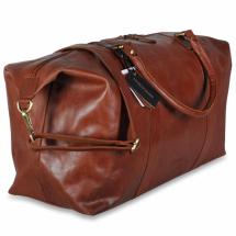 House of Sajaco Stor Konjakk Reiseveske / Weekendbag i Lr - 42 L