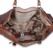 House of Sajaco Stor Konjakk Reiseveske / Weekendbag i Lr - 42 L