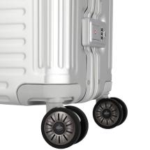 Travelite NEXT 2.0 Slv Aluminium Koffert 4 Hjul - 47 X 67 X 26 - 69 L - RECYCLED