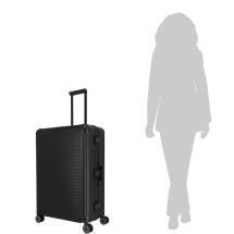 Travelite NEXT 2.0 Svart Aluminium Koffert 4 Hjul - 52 X 77 X 29 - 100 L - RECYCLED