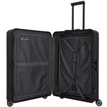 Travelite NEXT 2.0 Svart Aluminium Koffert 4 Hjul - 52 X 77 X 29 - 100 L - RECYCLED