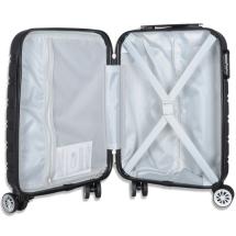 Fabrizio Travel Svart Kabinkoffert / Kabintrolley  2,5 kg - 35X55X20 - 36 L