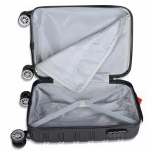 Fabrizio Travel Svart Kabinkoffert / Kabintrolley  2,5 kg - 35X55X20 - 36 L