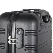 Fabrizio Travel Svart Kabinkoffert / Kabintrolley  2,5 kg - 35X55X20 - 36 L