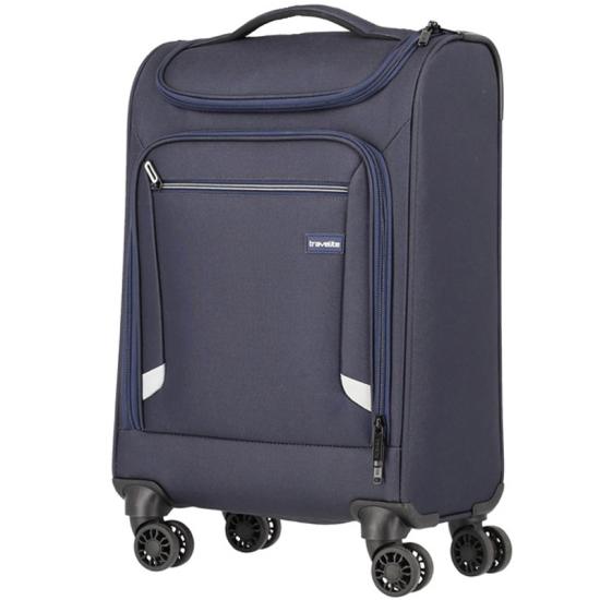 Travelite Cabin Underseater / Toploader Lettvekts Navy Kabinkoffert 4 Hjul - 2,1 kg - 55 X 35 X 20 cm - 31 L