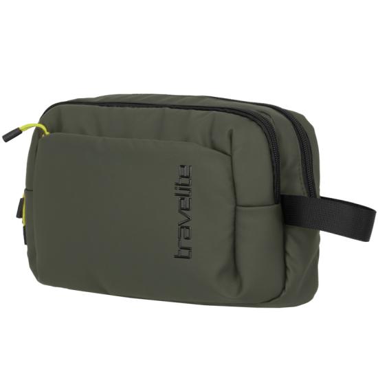 Travelite Briize Khaki Toalettmappe i Vannavsttende Materiale - 4 L