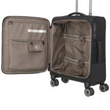 Travelite Crosslite 5.0 Svart Kabinkoffert Trolley S - 2,8 kg - 40 X 55 X 20 cm - 37 L - RECYCLED