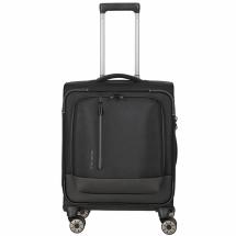 Travelite Crosslite 5.0 Svart Kabinkoffert Trolley S - 2,8 kg - 40 X 55 X 20 cm - 37 L - RECYCLED