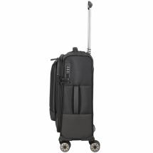 Travelite Crosslite 5.0 Svart Kabinkoffert Trolley S - 2,8 kg - 40 X 55 X 20 cm - 37 L - RECYCLED