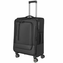 Travelite Crosslite 5.0 Svart Koffert Trolley M - 3,3 kg - 43 X 66 X 28 / 32 cm - 61/66 L - RECYCLED