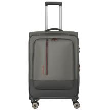 Travelite Crosslite 5.0 Oliven Koffert Trolley M - 3,3 kg - 43 X 66 X 28 / 32 cm - 61/66 L - RECYCLED