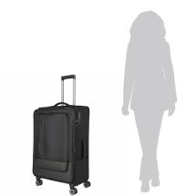 Travelite Crosslite 5.0 Svart Koffert Trolley L - 3,5 kg - 47 X 77 X 32 / 36 cm - 88/93 L - RECYCLED