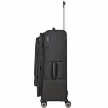 Travelite Crosslite 5.0 Svart Koffert Trolley L - 3,5 kg - 47 X 77 X 32 / 36 cm - 88/93 L - RECYCLED