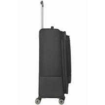 Travelite Crosslite 5.0 Svart Koffert Trolley L - 3,5 kg - 47 X 77 X 32 / 36 cm - 88/93 L - RECYCLED