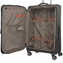 Travelite Crosslite 5.0 Oliven Koffert Trolley L - 3,5 kg - 47 X 77 X 32 / 36 cm - 88/93 L - RECYCLED