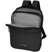 Travelite Basics Svart Datamaskin Ryggsekk i Vannavsttende Materiale - 9 L