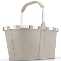 Reisenthel Herringbone Sand Carrybag / Handlekurv 22 L - RECYCLED