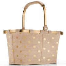 Reisenthel Frame Metallic Dots Coffee Handlekurv / Carrybag XS 5 L - RECYCLED