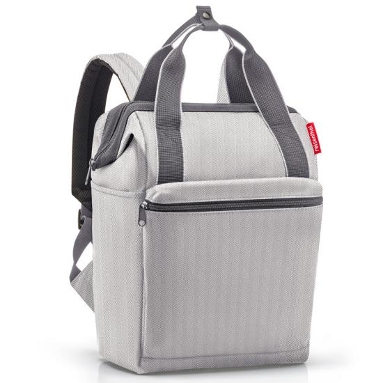 Reisenthel Herringbone Grey Kabin Ryggsekk - 31X39X17 cm - 12L - RECYCLED