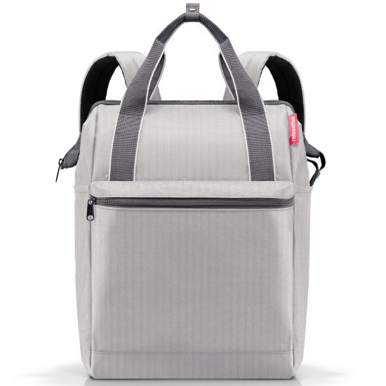 Reisenthel Allrounder R Large Herringbone Grey Ryggsekk 23 L - RECYCLED