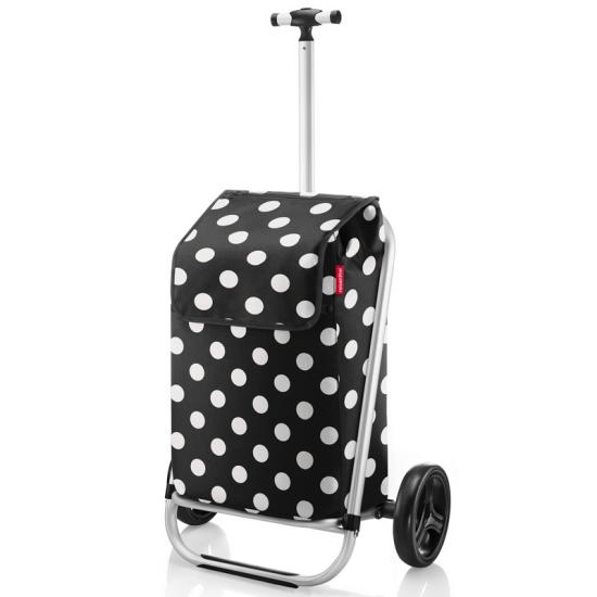 Reisenthel Dots White Handlevogn / Shopping Trolley- 40 L - RECYCLED