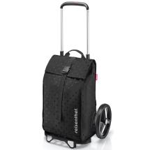 Reisenthel Glossy Dots Black 2-i-1 Rolltop Handlevogn / Citycruiser - 40 L - RECYCLED