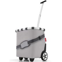 Reisenthel Herringbone Grey Carrycruiser Handlevogn 40L -RECYCLED