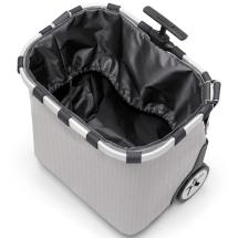 Reisenthel Herringbone Grey Carrycruiser Handlevogn 40L -RECYCLED