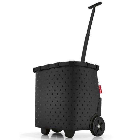 Reisenthel Frame Glossy Dots Black Carrycruiser Handlevogn 40L -RECYCLED