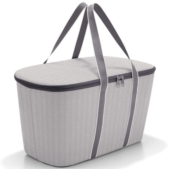 Reisenthel Herringbone Grey Coolerbag - Kjlebag 20 L  - RECYCLED