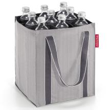 Reisenthel Herringbone Grey Flaskeveske / Bottlebag - RECYCLED