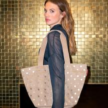 Reisenthel Metallic Dots Coffee Shopper / Handlepose M 15 L - RECYCLED