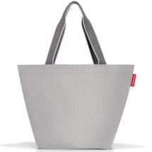 Reisenthel Herringbone Grey Shopper / Handlepose M 15 L - RECYCLED