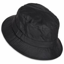 Regovs Brun Vannavsttende Bucket Hat / Bllehatt i Vokset Bomull