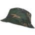 Regovs Camo Vannavsttende Bucket Hat / Bllehatt i Vokset Bomull