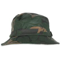 Regovs Camo Vannavsttende Bucket Hat / Bllehatt i Vokset Bomull