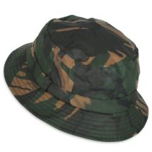 Regovs Camo Vannavsttende Bucket Hat / Bllehatt i Vokset Bomull