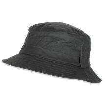 Regovs Oliven Vannavsttende Bucket Hat / Bllehatt i Vokset Bomull