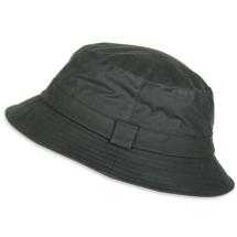 Regovs Oliven Vannavsttende Bucket Hat / Bllehatt i Vokset Bomull