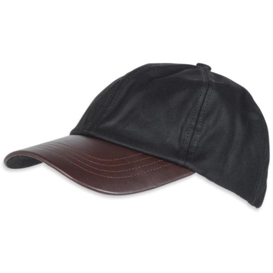 Regovs Svart / Brun Vannavvisende Baseballcap - One Size (50-56 cm)